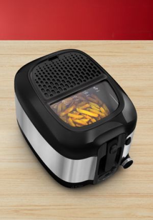 FRITEUSE MOULINEX SUPER UNO 1.5KG INOX/NOIR 